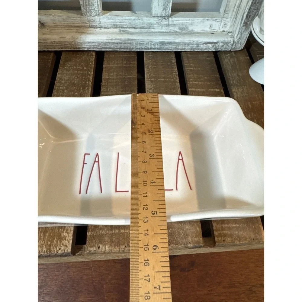 Rae Dunn Artisan Collection Christmas Fa La La Loaf Pan